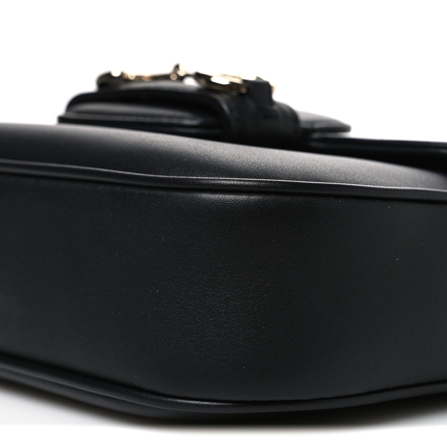 Arabella Calfskin Horsebit 1955 Shoulder Bag  Black