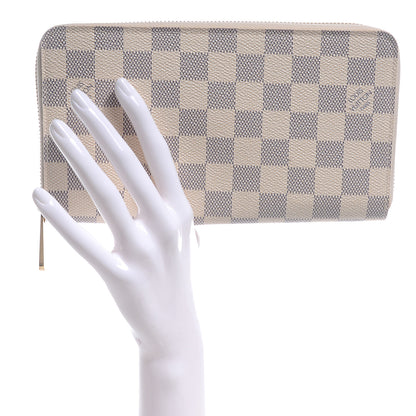 Louis Vuitton Damier Azur Zippy Organizer Wallet 2 of 8