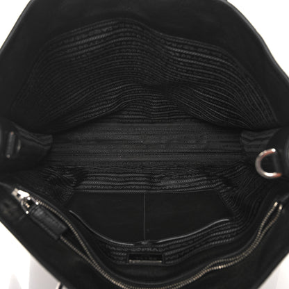 Prada Vitello Daino Shopping Tote Black 4 of 7