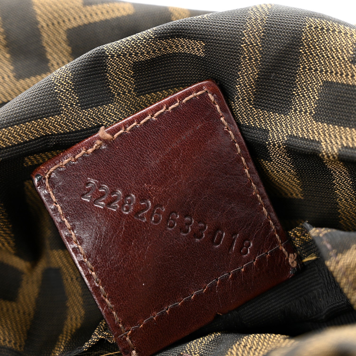 Fendi Zucca Tote Tobacco 7 of 14