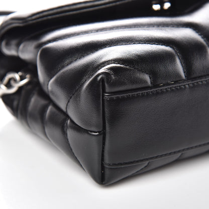 Saint Laurent Calfskin Y Quilted Monogram Toy Loulou Crossbody Bag Black 10 of 11