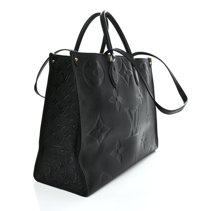 Louis Vuitton LOUIS VUITTON Empreinte Monogram Giant Onthego GM Black 3 of 10