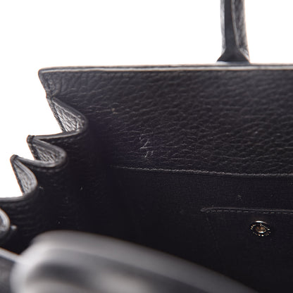 Saint Laurent Grained Calfskin Nano Sac De Jour Black 9 of 12