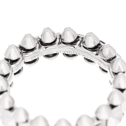 Cartier 18K White Gold MM Clash De Cartier Ring 52 6 4 of 5