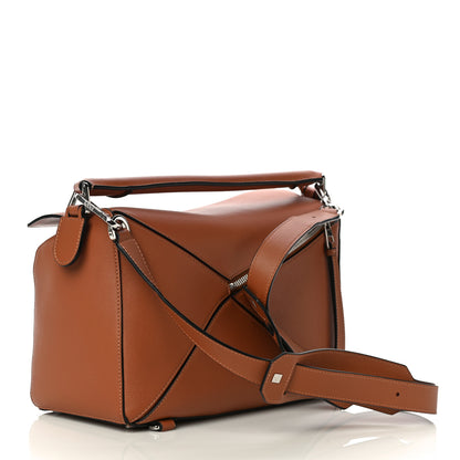 Loewe Calfskin Medium Puzzle Bag Tan 3 of 11