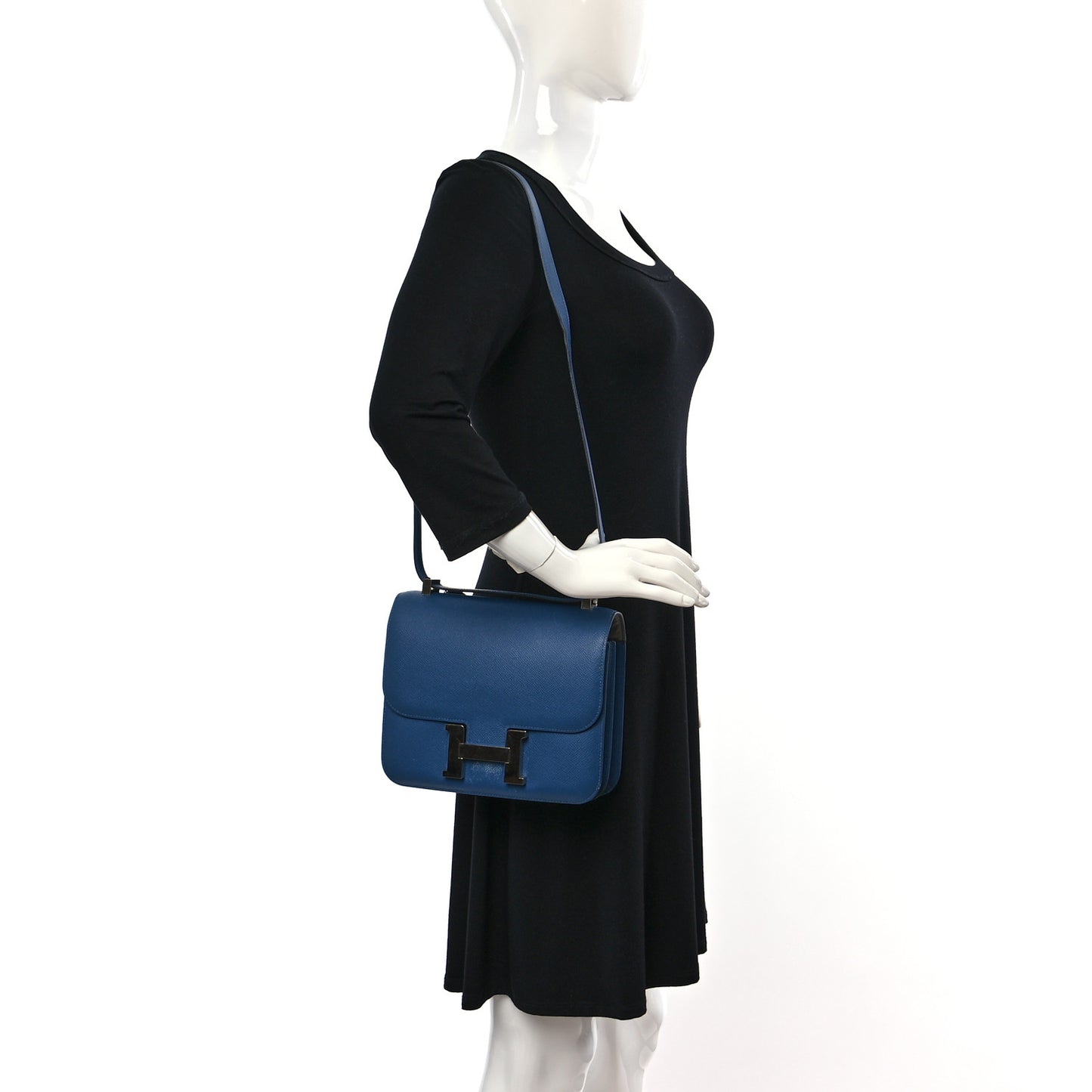Epsom Constance Verso 24 Bleu Agate Gris Mouette