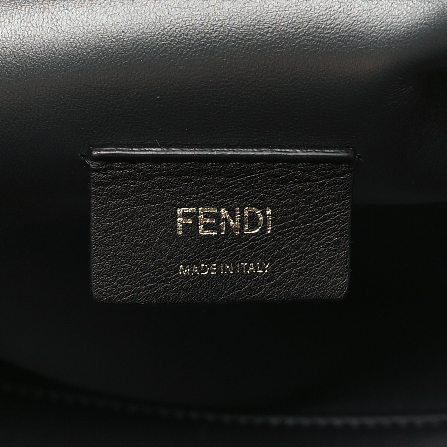 Fendi Flannel Karligraphy Embroidered Medium Fendi First Grey 6 of 10