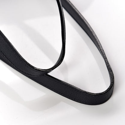 Saint Laurent Calfskin Large Shopping Tote Deep Marine 9 of 13