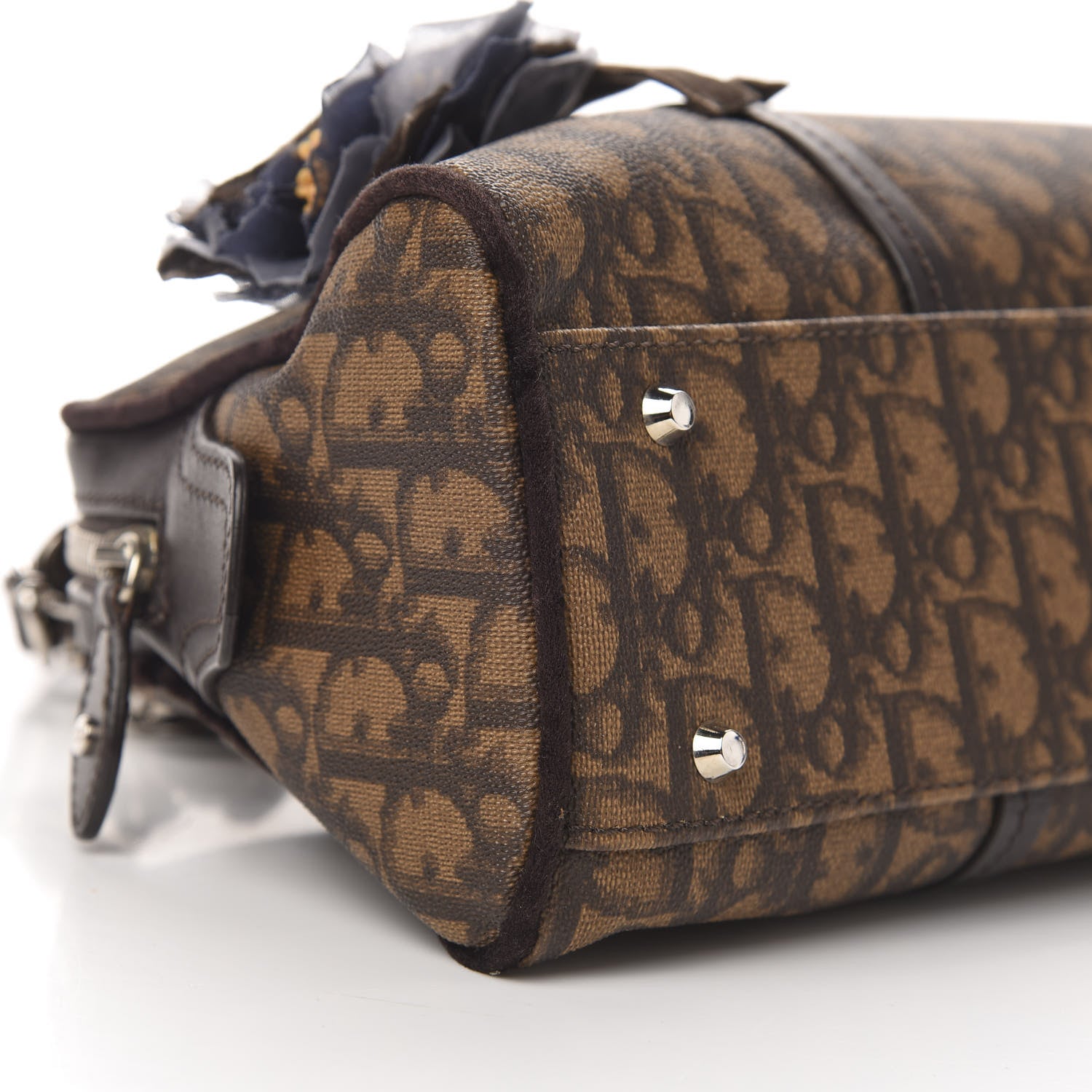 Christian Dior Monogram Romantique Shoulder Bag Brown 8 of 10