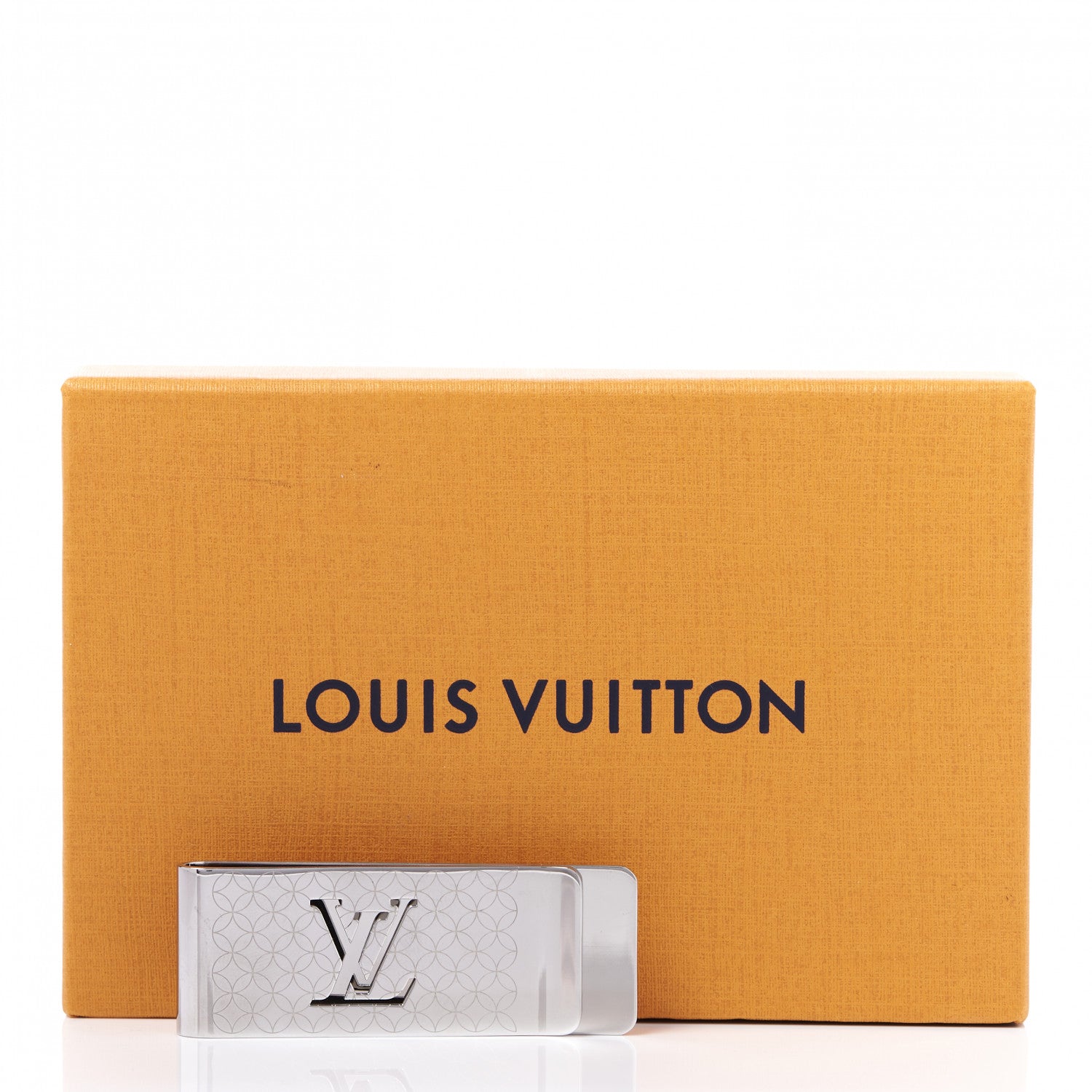 Louis Vuitton Metal Champs Elysees Money Clip Silver 4 of 4