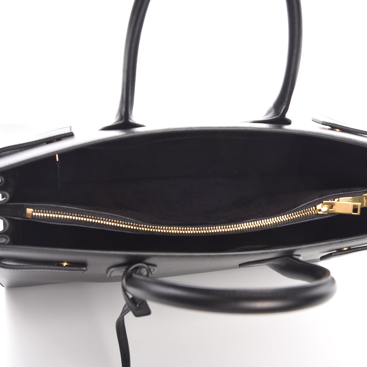 Saint Laurent Calfskin Large Sac De Jour Carryall Black 5 of 13