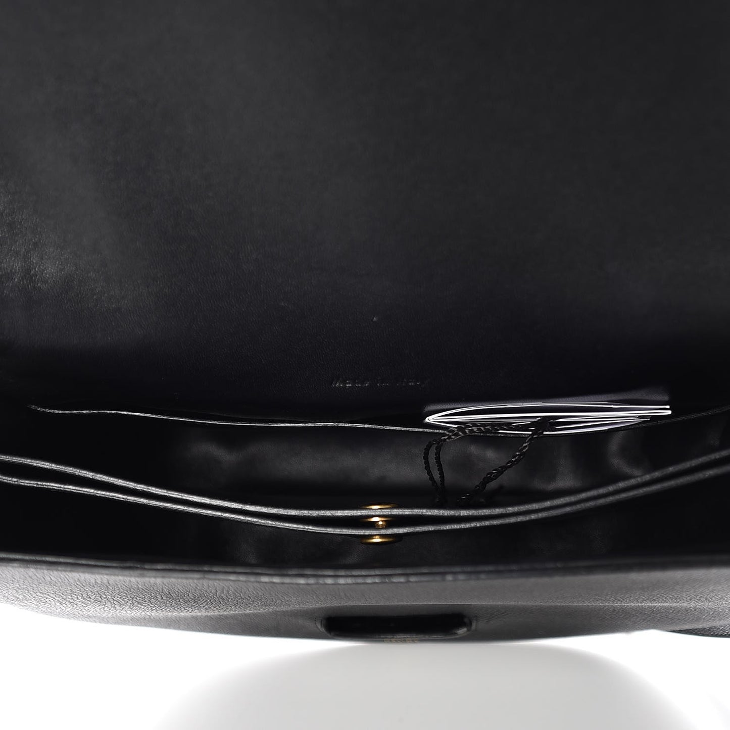 Grained Calfskin Medium Trotteur Black
