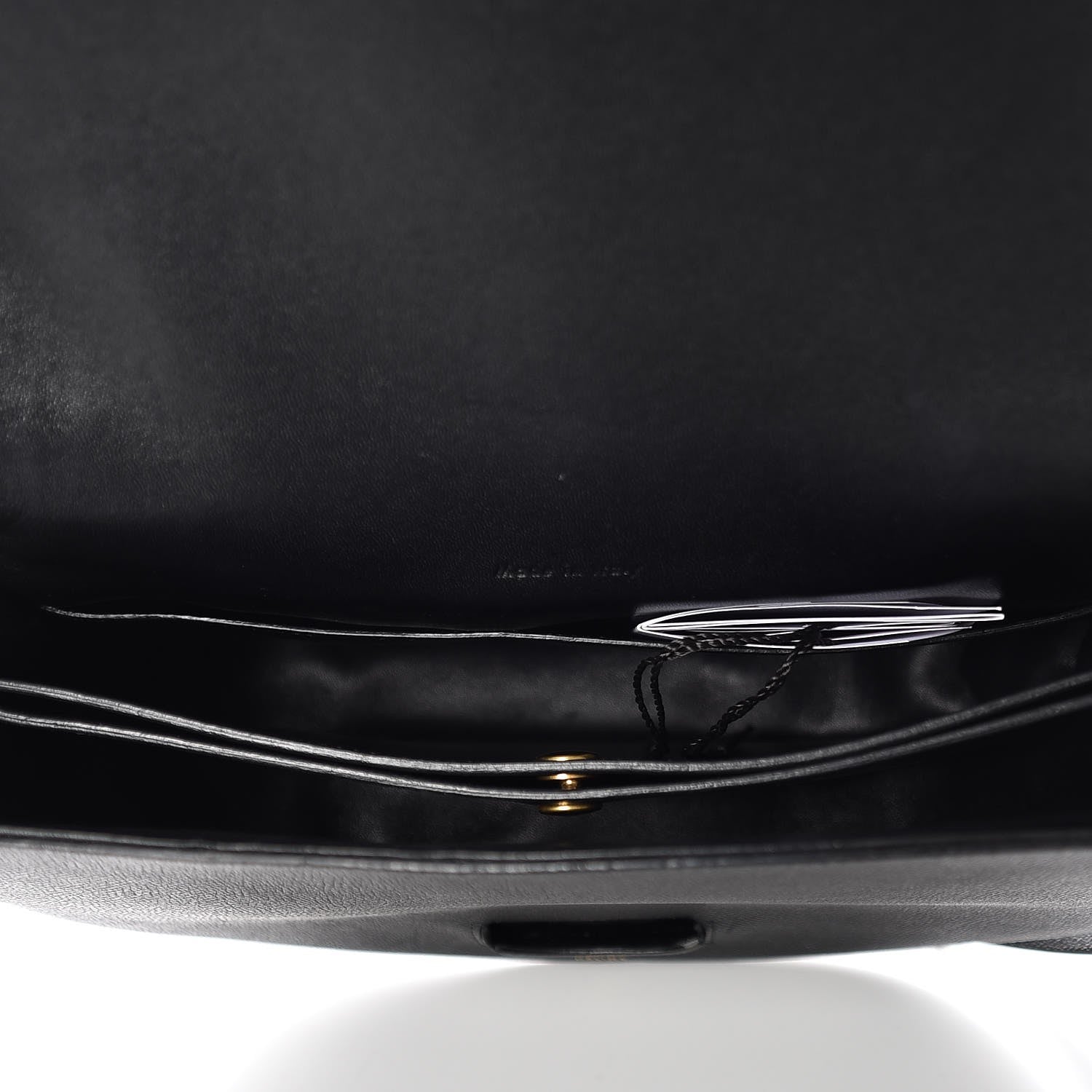 Celine Grained Calfskin Medium Trotteur Black 5 of 7