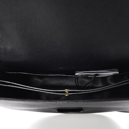 Celine Grained Calfskin Medium Trotteur Black 5 of 7
