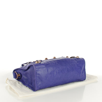 Balenciaga Agneau Giant 21 Rose Gold Hardware City Bleu Lavande 4 of 8