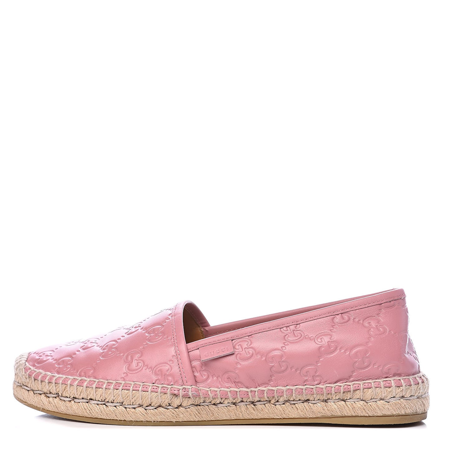 Guccissima Signature Espadrilles 40.5 Rose Baby Candy