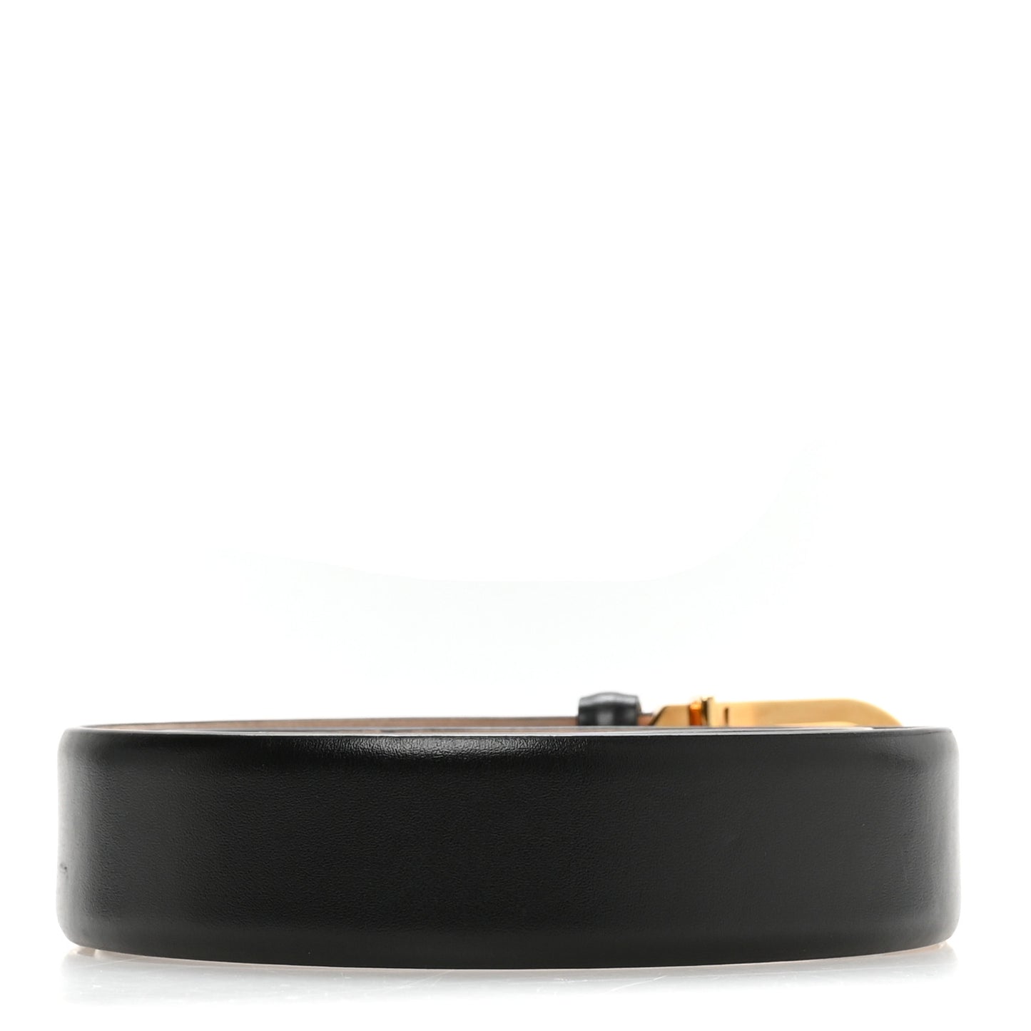 Calfskin Saddle Belt 75 30  Black