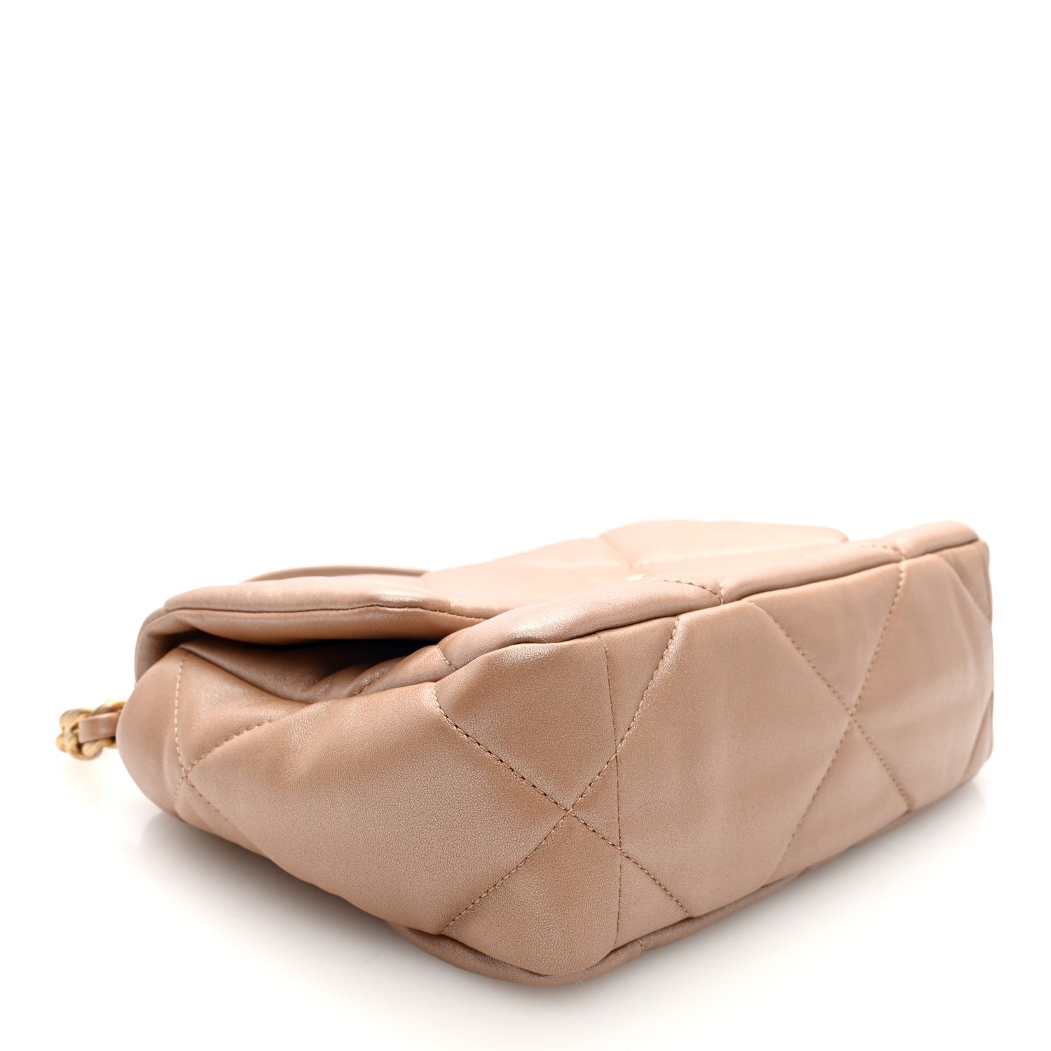 Chanel Iridescent Lambskin Quilted Medium Chanel 19 Flap Brown 4 of 10