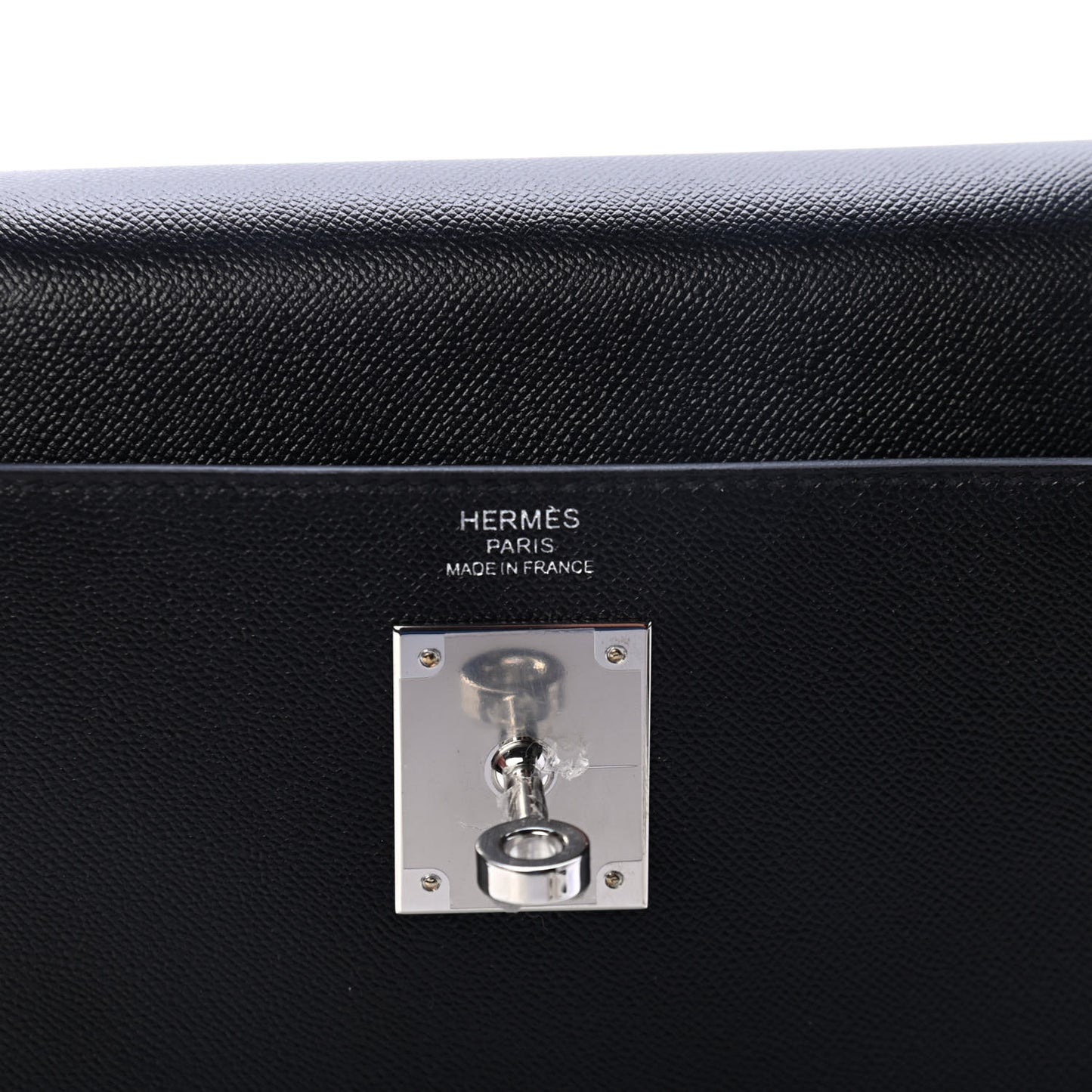 Madame Calfskin Kelly Retourne 28 Black