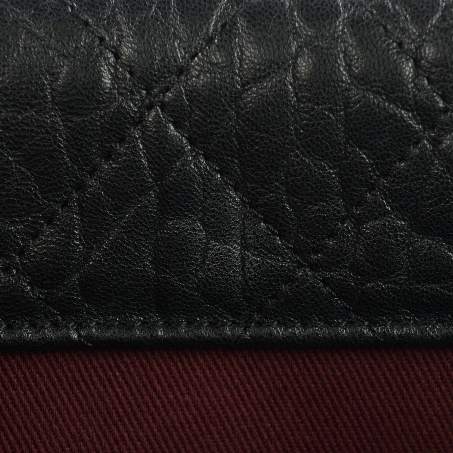 Chanel Crumpled Lambskin Quilted Large Tote Black 9 of 9