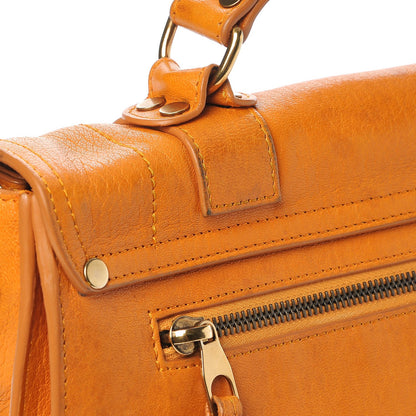 Proenza Schouler Lambskin Medium PS1 Satchel Saffron 11 of 12