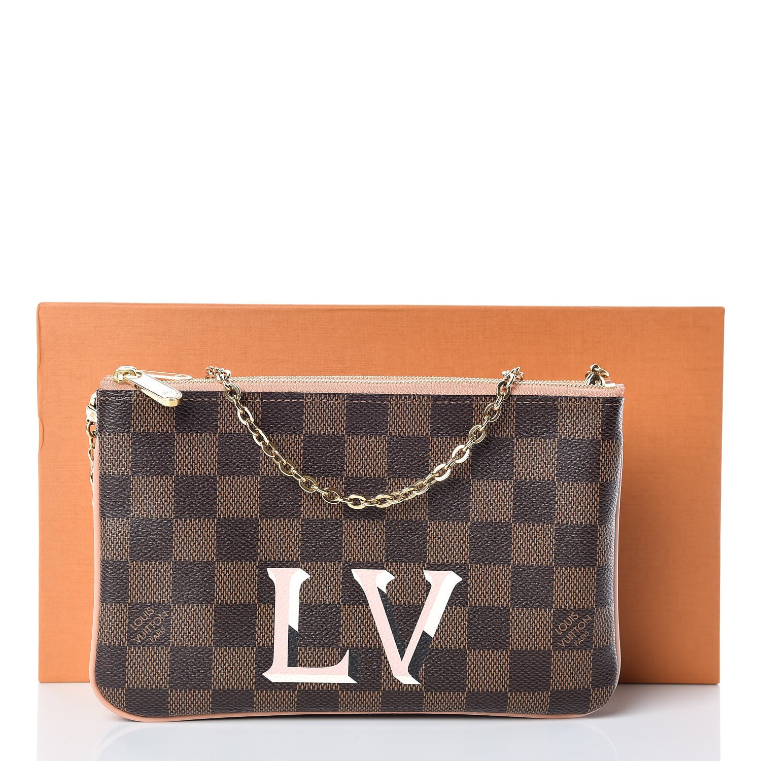 Louis Vuitton Damier Ebene Double Zip Pochette 16 of 16