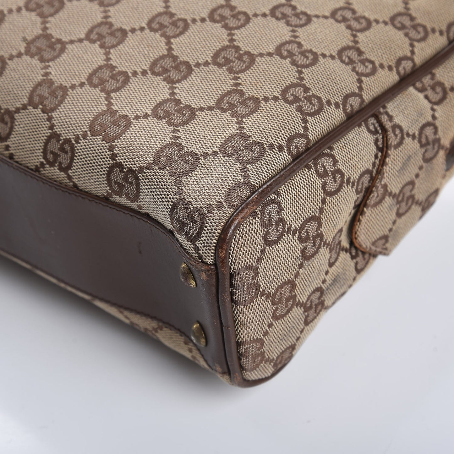 Monogram Tote Bag Brown