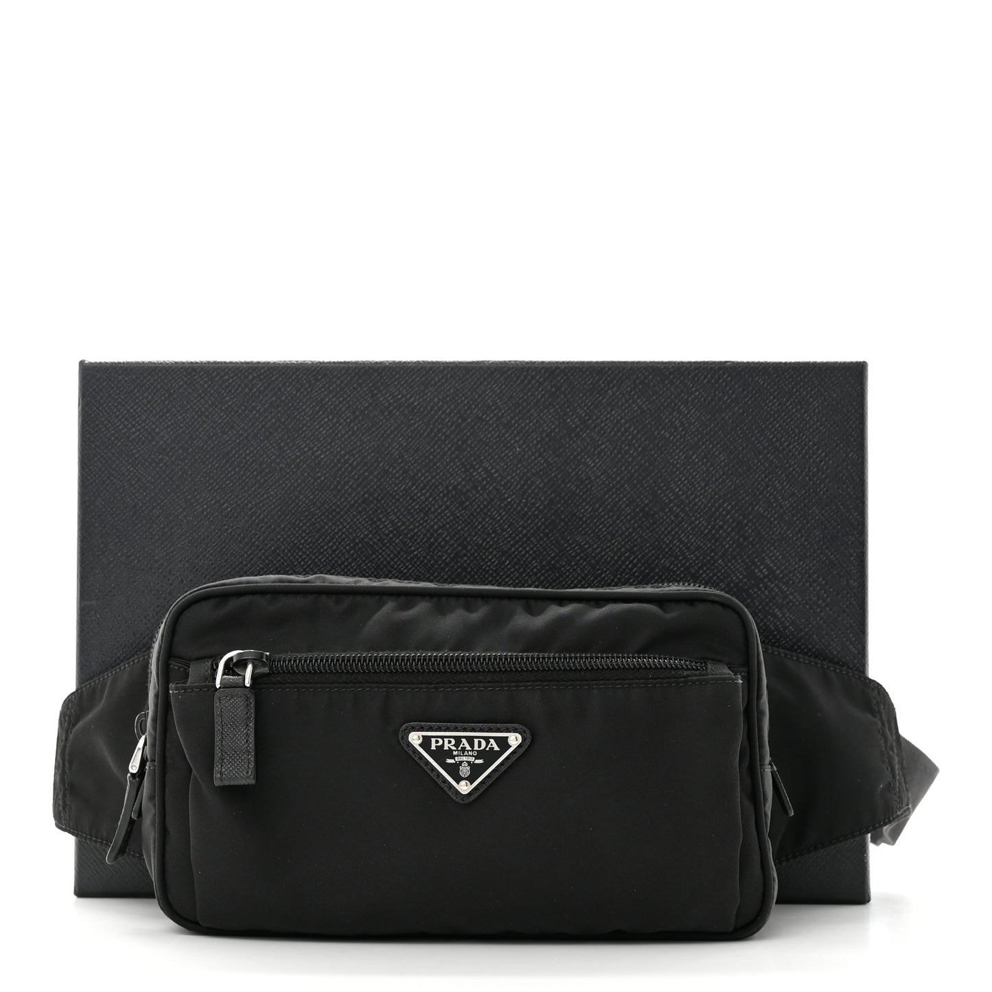 Tessuto Nylon Belt Bag Black