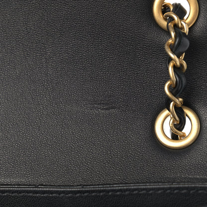 Chanel Lambskin Medium Sleek And Chic Flap Black 10 of 11