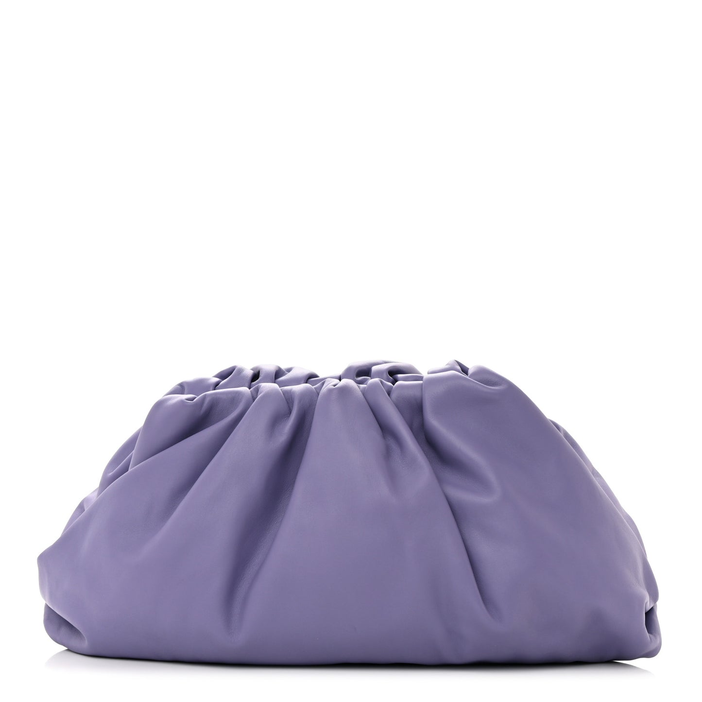 Smooth Butter Calf The Pouch Oversized Clutch Purple
