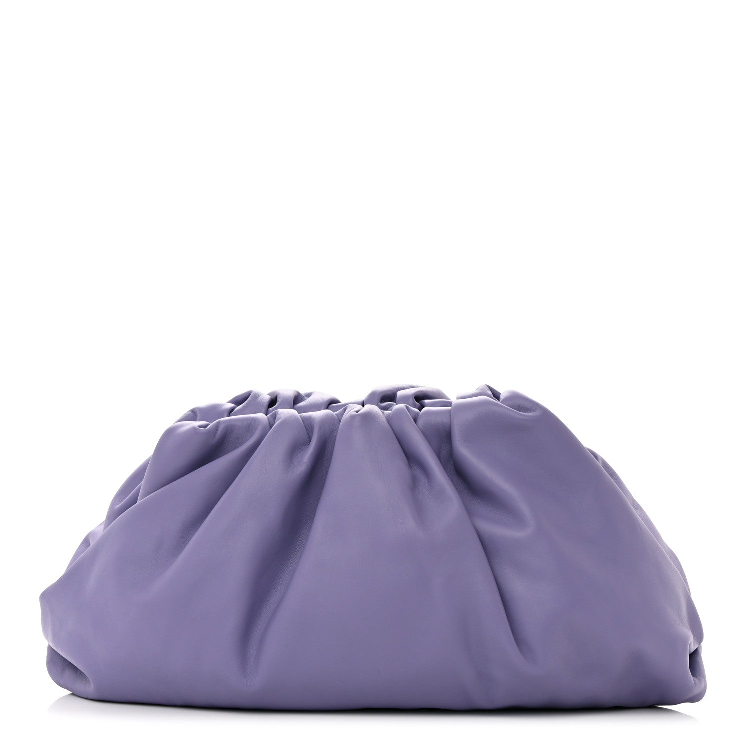 Bottega Veneta Smooth Butter Calf The Pouch Oversized Clutch Purple 1 of 10