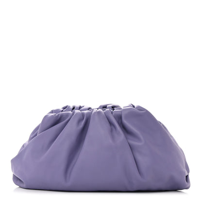 Bottega Veneta Smooth Butter Calf The Pouch Oversized Clutch Purple 1 of 10