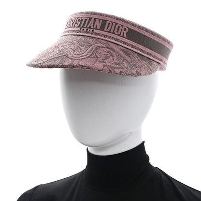 Christian Dior Toile De Jouy Reverse Visor Gray Pink 2 of 7