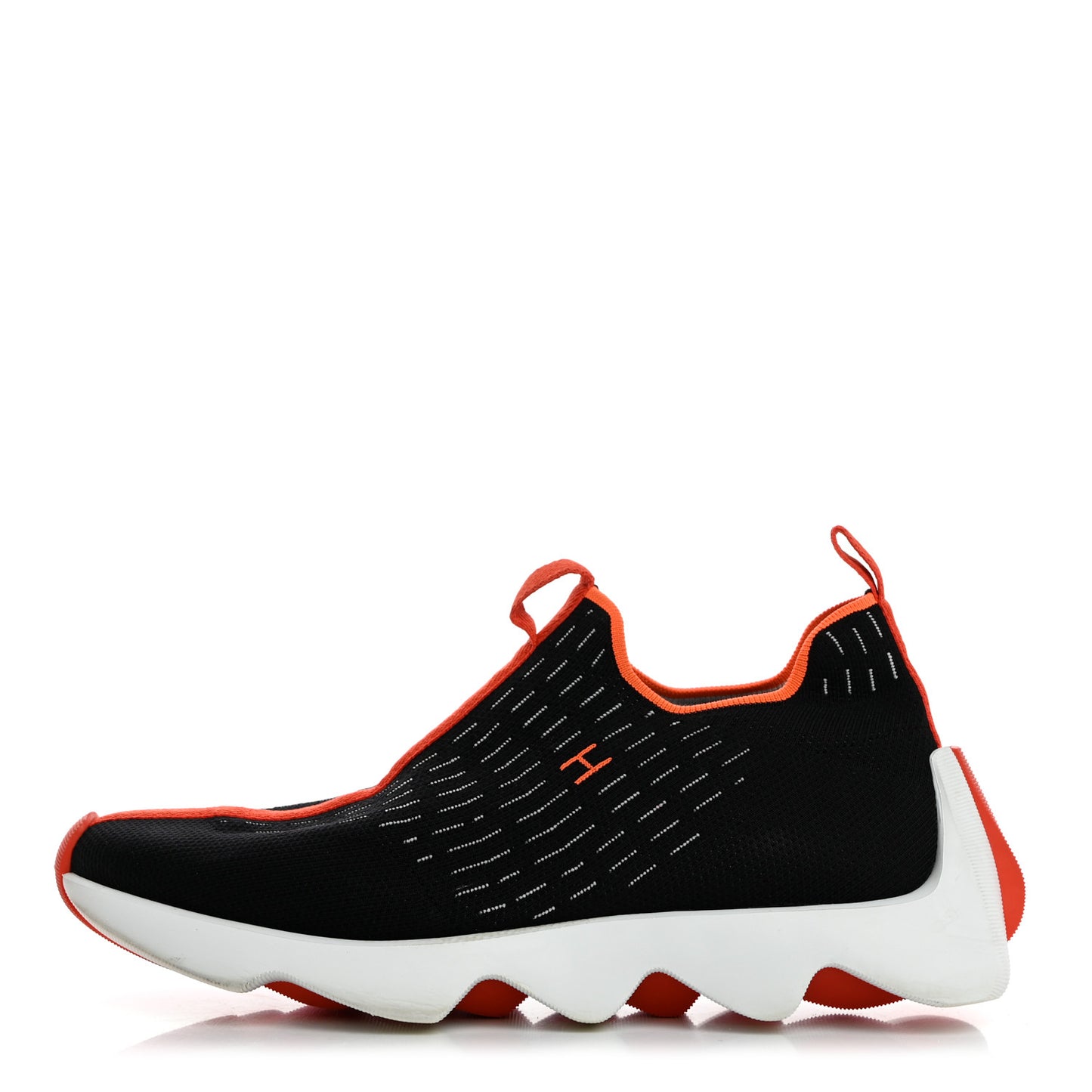 Technical Canvas Goatskin Mens Eclair Sneakers 42 Black