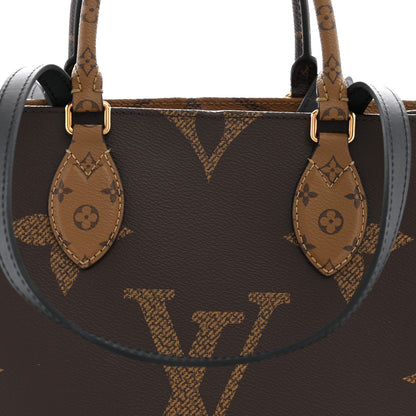 Louis Vuitton Reverse Monogram Giant Onthego MM 7 of 9