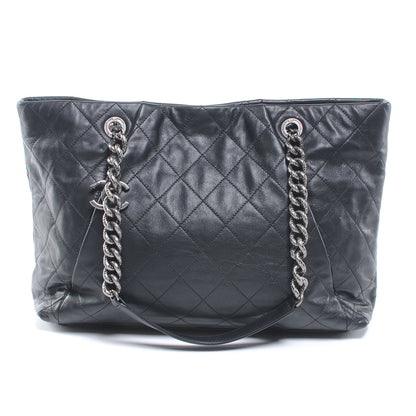 Chanel Calfskin Coco Pleats Tote Black 1 of 7