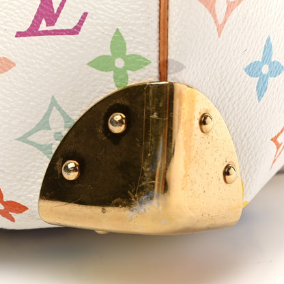 Louis Vuitton Monogram Multicolor Keepall 45 White 11 of 23