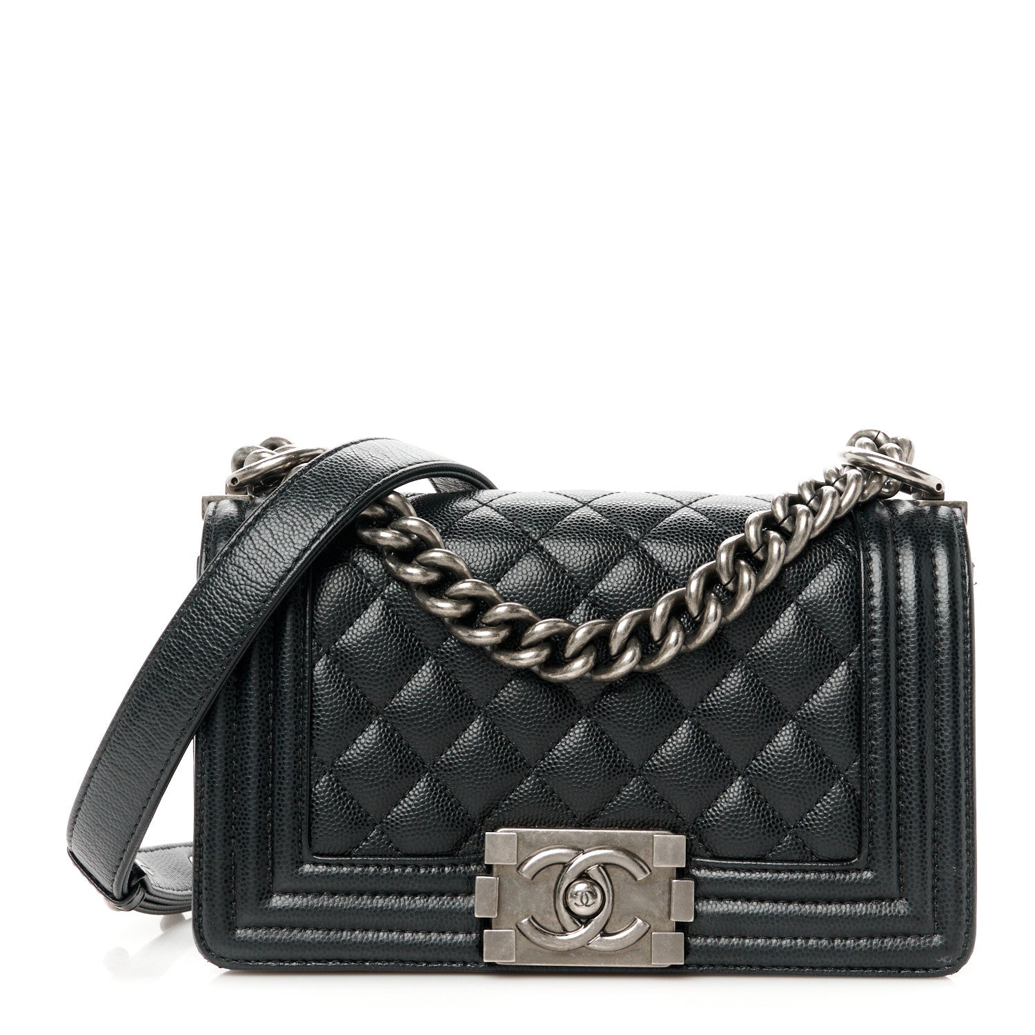 Chanel Caviar Quilted Small Boy Flap Black 1 of 10