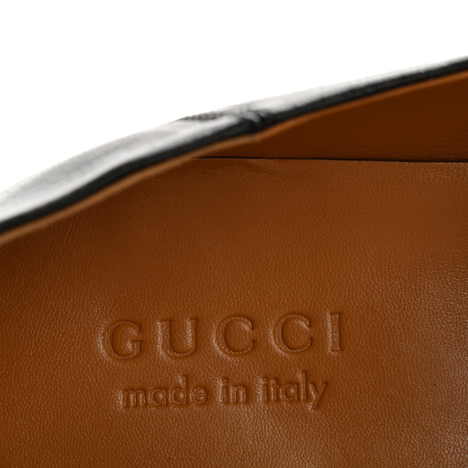 Gucci Goatskin Mens Horsebit Loafers 11.5 Black 8 of 9