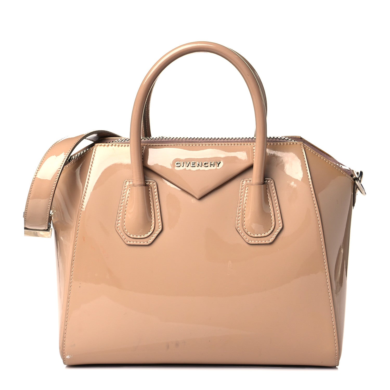 Givenchy Patent Calfskin Small Antigona Pink 1 of 20