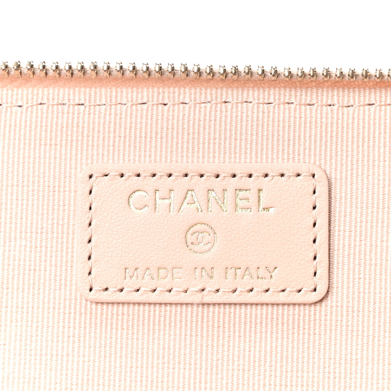 Chanel Caviar Quilted Small Vanity Case With Chain Light Beige 6 of 10