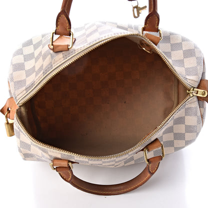 Louis Vuitton Damier Azur Speedy 30 5 of 30