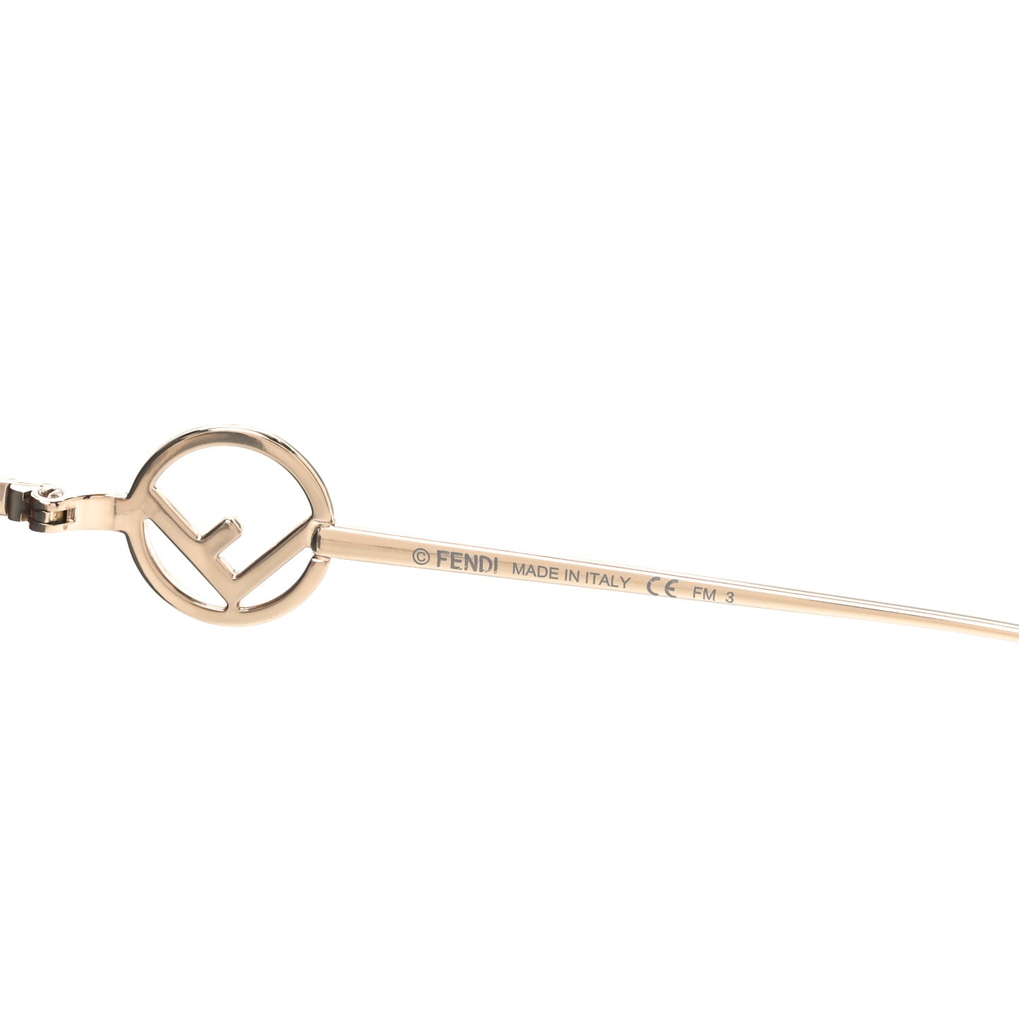 Metal Acetate F is Fendi FF Cat Eye Sunglasses FF 0290/S Gold