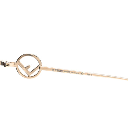 Fendi Metal Acetate F is Fendi FF Cat Eye Sunglasses FF 0290/S Gold 5 of 7