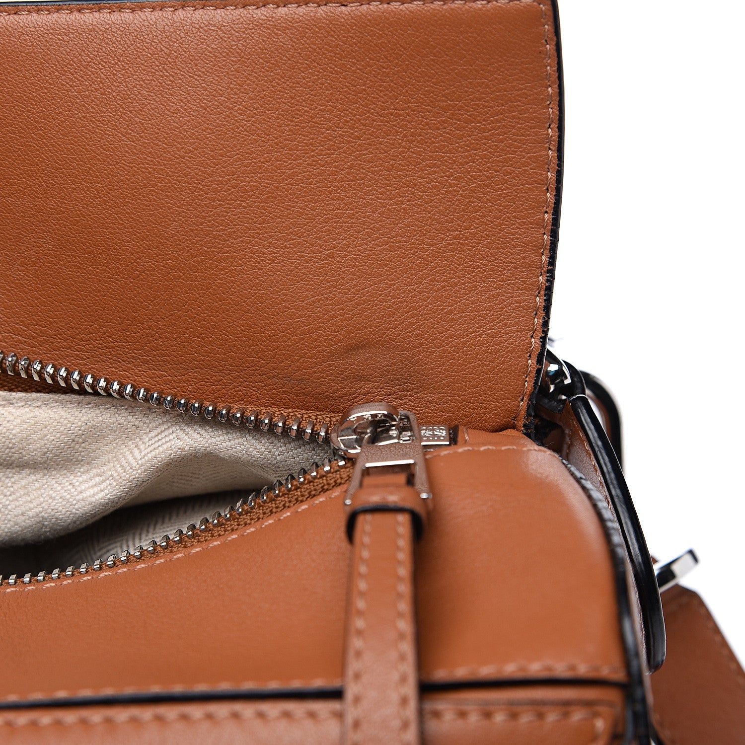 Loewe Calfskin Medium Puzzle Bag Tan 4 of 13