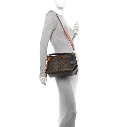 Louis Vuitton Monogram Beaubourg Hobo Mini Bordeaux Red Peach Safran Blue Jean Blue 2 of 15