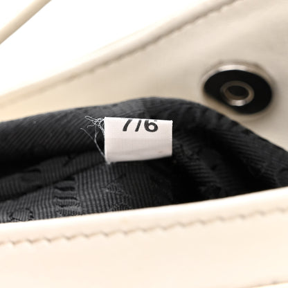 Prada Spazzolato Cleo Shoulder Bag White 7 of 12