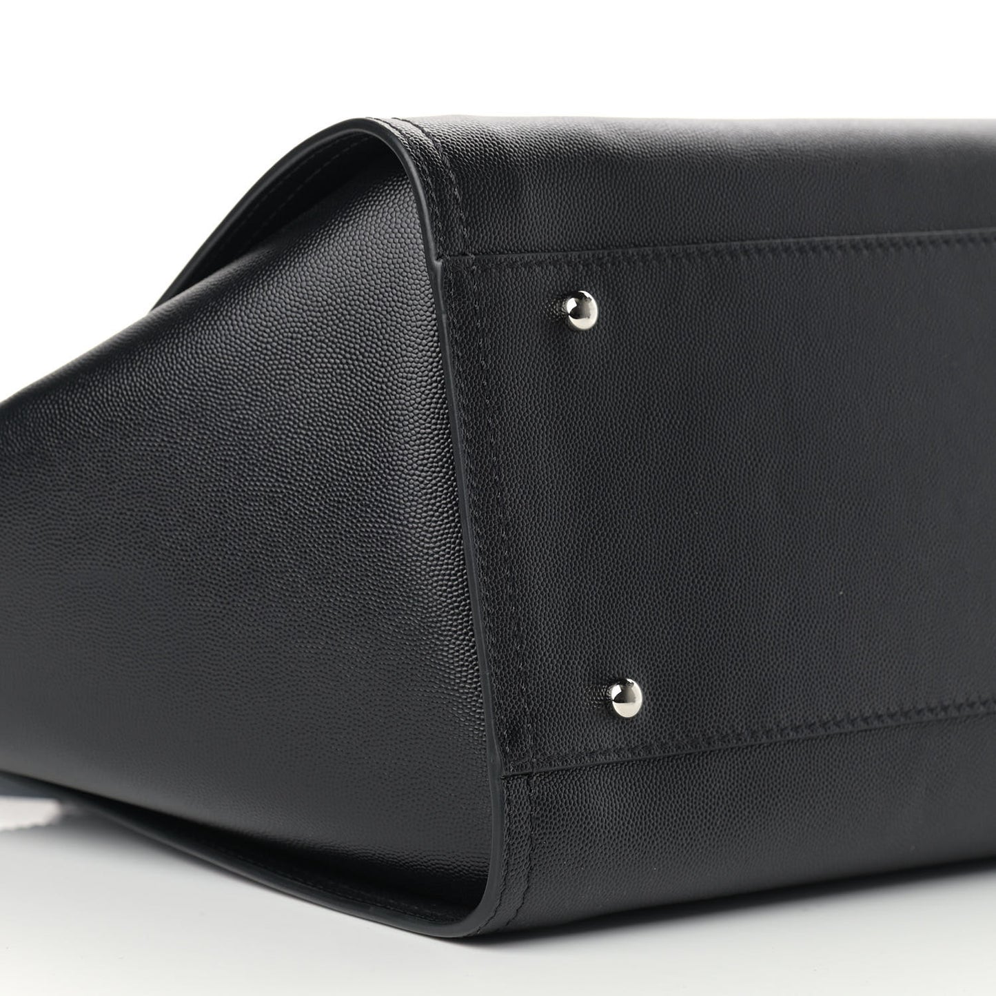 Caviar Medium Studded Deauville Tote Black