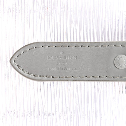 Louis Vuitton PVC Epi Embossed Wavy Keepall Bandouliere 50 White 6 of 16