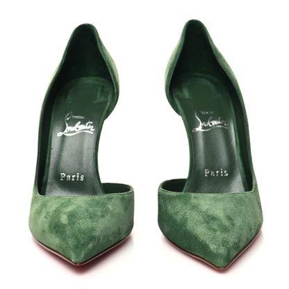 Christian Louboutin Veau Velours Iriza 100 Pumps 40 Fan Fan 2 of 7